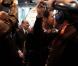 Jacques Chirac quitte le salon de l'Agriculture, à Paris, le 22 frévier 2011