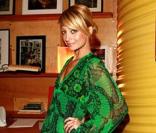 Nicole Richie dans l'une de ses pièces favorites, une robe verte Thea Porter vintage  