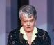 Simone Signoret, présidente de la cérémonie des César en 1985. Sur la photo, elle se trouve avec Yves Montand