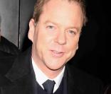 Kiefer Sutherland arrive à Good Morning America, le 22 février 2011 à NYC
