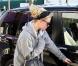 Jessica Simpson sort de son club de gym à Los Angeles, le 21 février 2011