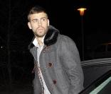 Gerard Piqué et Shakira à l'aéroport de Berlin le 23 février 2011 