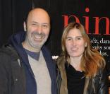 Cédric Klapisch et sa compagne Lola Doillon lors de l'avant-première du film Pina au théâtre de la Ville à Paris le 2 mars 2011