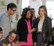 Letizia d'Espagne et Felipe d'Espagne en visite officielle à la fondation pour les personnes handicapées de Minorque, le 2 mars 2011.
