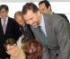 Letizia d'Espagne et Felipe d'Espagne en visite officielle à la fondation pour les personnes handicapées de Minorque, le 2 mars 2011.