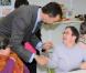 Letizia d'Espagne et Felipe d'Espagne en visite officielle à la fondation pour les personnes handicapées de Minorque, le 2 mars 2011.