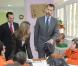 Letizia d'Espagne et Felipe d'Espagne en visite officielle à la fondation pour les personnes handicapées de Minorque, le 2 mars 2011.