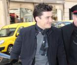 Orlando Bloom et sa mère, Sonia Bloom à Paris, le 3 mars 2011.