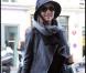 Miranda Kerr rentre à son hôtel après avoir défilé pour Balenciaga lors de la Fashion Week à Paris le 3 mars 2011