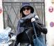 Miranda Kerr rentre à son hôtel après avoir défilé pour Balenciaga lors de la Fashion Week à Paris le 3 mars 2011