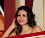 Ruby, alias Karima El-Mahroug, au 55ème Bal de l'Opéra de Vienne, le 3 mars 2011 