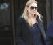 Kate Moss à la sortie d'un restaurant londonien le 4 mars 2011