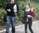 Kourtney Kardashian et son fils Mason dans Beverly hills avec un ami (25 février 2011)