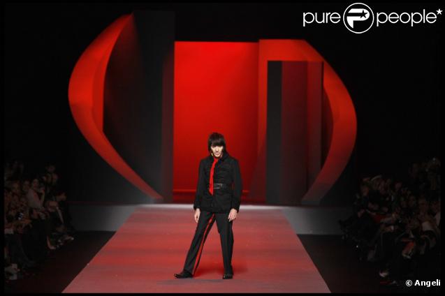 John Galliano lors du défilé Dior en janvier 2011