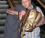 Kesha à l'aéroport de Sydney, le 10 mars 2011