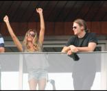 Tom Brady et sa douce Gisele au Brésil assistent au carnaval de Rio, le 7 mars 2011