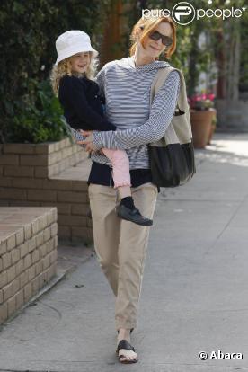 Marcia Cross et sa petite Savannah... mais où est Eden ? (13 mars 2011,  Los Angeles)
