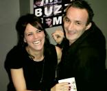 Koxie et tous ses amis lors de son buzzday célébré dans une chaude ambiance le 26 février 2011 au café Baci, à Paris.