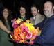 Géraldine Nakache, clément Sibony, Raphaël Personnaz et Cédric Klapisch à l'occasion de la première journée du "Printemps du Cinéma", à l'UGC de la Défense, à Paris, le 20 mars 2011.