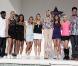 Maria Sharapova au lancement de l'émission Xperia HotShots, à Miami le 20 mars 2011 - ici avec les candidates Alizé Cornet, Dominika Cibulkova, Sabine Lisicki, Heather Watson, Sorana Cirstea et Bethanie Mattek-Sands