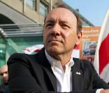 Marche pour la liberté d\'expression en Biélorussie, à Londres, le 28 mars 2011 : Kevin Spacey.