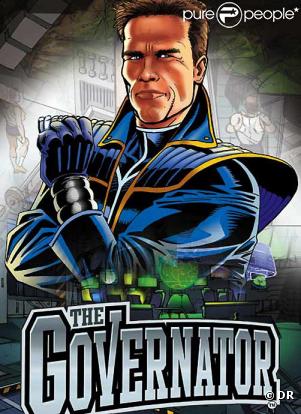 Arnold Schwarzenegger dans son personnage de dessin animé : The Governator 