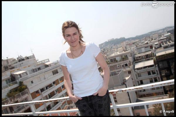 Marie-Josée Croze à l'occasion du Festival du Film Francophone en Grèce pour la présentation de  Un balson sur la mer , à Athènes, le 6 avril 2011.