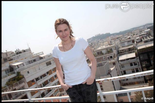 Marie-Josée Croze à l'occasion du Festival du Film Francophone en Grèce pour la présentation de  Un balson sur la mer , à Athènes, le 6 avril 2011.