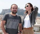 Antony Cordier et Elodie Bouchez à l'occasion du Festival du Film Francophone en Grèce pour la présentation de  Happy Few , à Athènes, le 6 avril 2011.