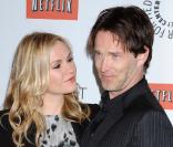 Stephen Moyer et son épouse Anna Paquin en mars 2011. 