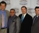 Nick Cassavetes, John A. Gotti, John Travolta et Marc Fiore à la conférence de presse du film Gotti : Three Generations, le 12 avril dernier,  