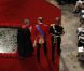 Le Prince William et son frère et témoin le Prince Harry arrivent à Westminster Abbey, le 29 avril 2011