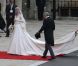 Kate Middleton est accompagnée de son père Michael et de sa soeur Pipa. Londres, 29 avril 2011