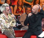 Florent Pagny et Pascal Obispo au Cirque d\'Hiver à Paris pour ELA en mai 2004