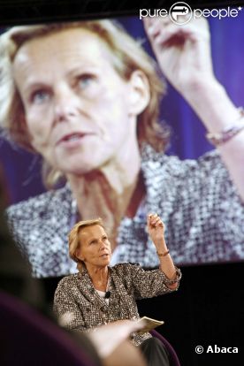 Christine Ockrent, Deauville, le 16 octbore 2008.