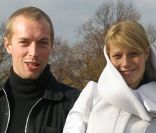 Gwyneth Paltrow est mariée depuis 2003 à Chris Martin, chanteur de Coldplay. Ensemble, ils ont deux enfants. Ici le 23 octobre 2003 à Londres 