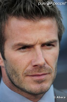 David Beckham lors de la Coupe du monde de football en juin 2010 en Afrique du Sud 