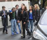 Maïwenn et ses acteurs sur le tournage de Polisse