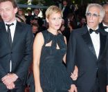 Jean-Paul Rouve, Judith Godrèche et Gérard Darmon lors de la montée des marches du 15 mai 2011