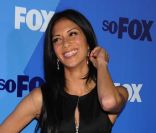 Nicole Scherzinger assiste à la conférence de presse de la Fox, lundi 16 mai à New York.