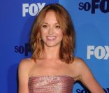 Jayma Mays ( Glee ) assiste à la conférence de presse de la Fox, lundi 16 mai à New York.