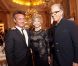 Sean Penn avec Jane Fonda et son compagnon Richard Perry lors du dîner de charité Cinema for Peace organisé au Carlton, à Cannes, le 18 mai 2011