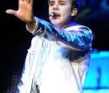 Justin Bieber, en concert à Berlin, en Allemagne, le 2 avril 2011.