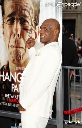 Mike Tyson lors de l'avant-première de Very Bad Trip 2 à Los Angeles - mai 2011