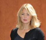 Virginie Efira au tournoi de Roland-Garros, le 2 juin 2011.