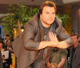 Jack Black, la sagesse du combattant à l'avant-première londonienne de  Kung Fu Panda 2 , au Vue Westfield à Londres