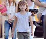 Patrick Dempsey est un papa comblé avec ses trois enfants. Ici, sa fille Tallula. Santa Monica, 7 septembre 2008