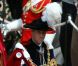 Le prince William lors de la cérémonie annuelle de l'Ordre de la jarretière dans la chapelle Saint George à Windsor le 13 juin 2011 