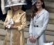 Camilla Parker Bowles et Kate Middleton lors de la cérémonie annuelle de l'Ordre de la jarretière dans la chapelle Saint George à Windsor le 13 juin 2011