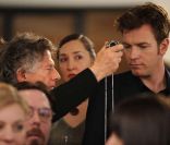 Ewan McGregor et Roman Polanski sur le tournage de  The Ghost Writer , sortie en salle en mars 2010.